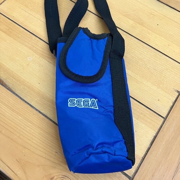 SEGA Water Bottle Holder Tote Vintage Nylon Insulated Sport Bag Adjustable Strap - Picture 9 of 10